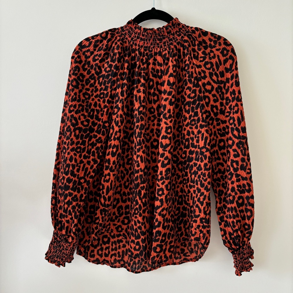 Loft Cheetah Print Blouse